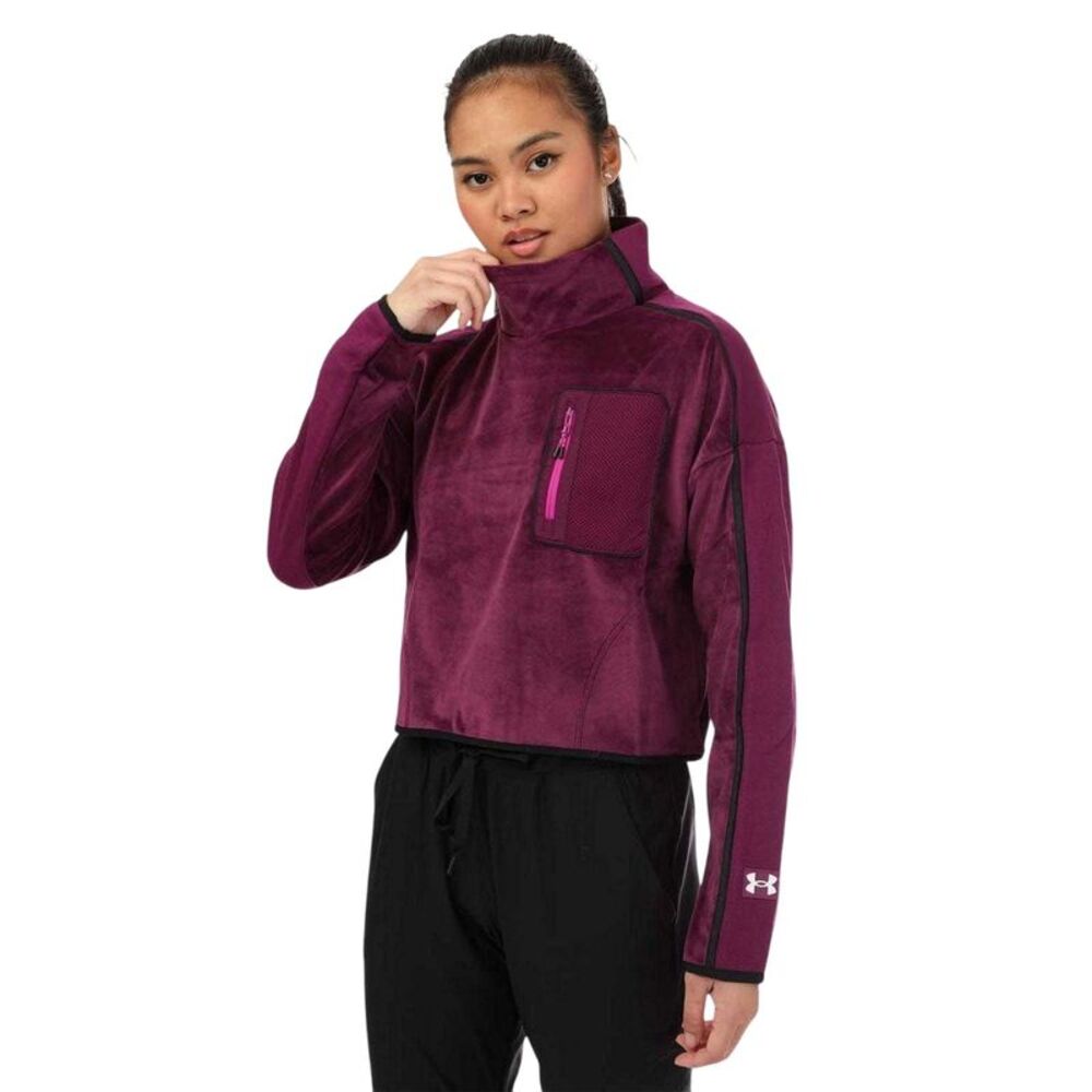 Under Armour Womens/Ladies Velour Fleece Top / Purple